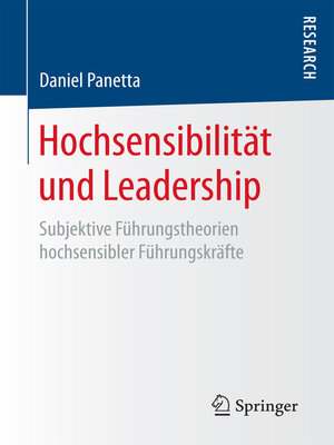 cover image of Hochsensibilität und Leadership